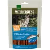 Real Nature Wilderness Priboljšek Fish Snack Fresh Hunt trakci divjega lososa 70
