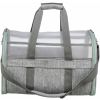 Trixie Prenosna torba Dillon 33×32×54 cm siva/mint