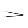 Trixie Premium Razdelilec za dva psa XS-M 40-70 cm/15mm črn