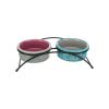 Trixie Posoda na stojalu Eat on feet set 0,3 l/12 cm modra/
