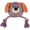 Trixie igrača za pse pliš/vrv pes 27 cm