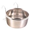 Trixie Posoda za ptice kovinska z nosilcem 0,3 l fi9 cm