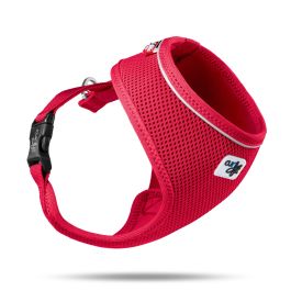 Curli oprsnica za pse Kylie Air-Mesh, rdeča XS
