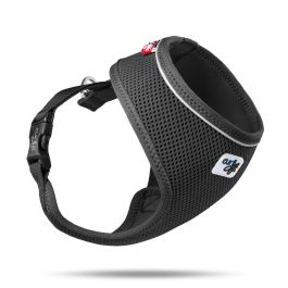 Curli oprsnica za pse Kylie Air-Mesh, črna S