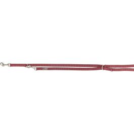 Trixie nastavljiv povodec za pse Premium dvoslojni XS-S 2 m/15 mm sangria