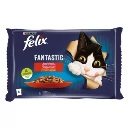 Felix Fantastic govedina/piščanec 4 x 85 g