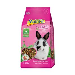 MultiFit Hrana z alfalfo za pritlikave kunce 800 g