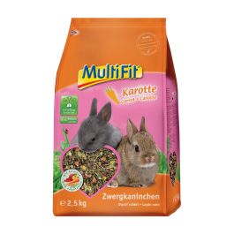 MultiFit Hrana s korenjem za pritlikave kunce 2,5 kg