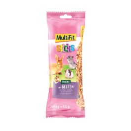 MultiFit Priboljšek Sticks z jagodičevjem za kunce in glodavce 112 g
