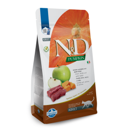 N&D Pumpkin Cat Adult Grain Free divjačina in jabolko 1,5 kg