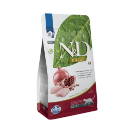 N&D Cat Adult Grain Free piščanec in granatno jabolko 5 kg