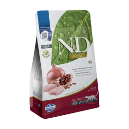 N&D Cat Adult Grain Free piščanec in granatno jabolko 300 g