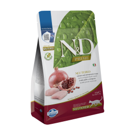 N&D Cat Sterilized Grain Free piščanec in granatno jabolko 300 g