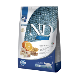 N&D Ocean Cat Adult Grain Free polenovka, pira, oves in pomaranča 300 g