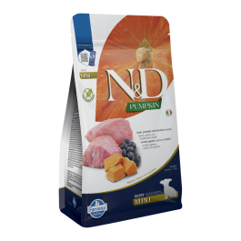 N&D Pumpkin Dog Puppy Mini Grain Free jagnje in borovnica 800 g