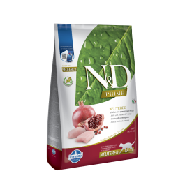 N&D Cat Sterilized Grain Free piščanec in granatno jabolko 5 kg