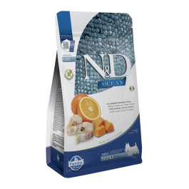 N&D Ocean Dog Adult Mini Grain Free polenovka, buča in pomaranča 800 g