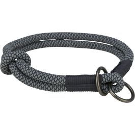 Trixie polzatezna ovratnica za pse Soft Rope XS 25 cm/fi-6 mm črna/siva