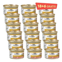 Gourmet Gold losos/piščanec 85 g (18 + 6 BONUS)