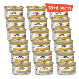 Gourmet Gold morska riba/špinača 85 g (18 + 6 BONUS)