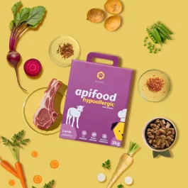 Apifood Adult Hypoallergenic jagnjetina 3 kg
