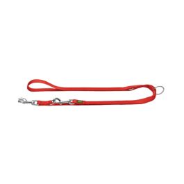 Hunter povodec za pse nastavljiv 20 mm/200 cm najlon rdeča