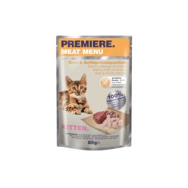 Premiere Cat Meat Menu Kitten Govedina/Perutnina 85g vrečka