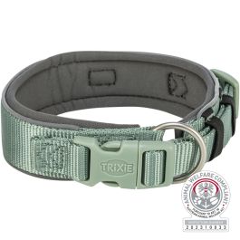 Trixie ovratnica za pse Premium extra široka M-L 40-48 cm/25 mm zelena/grafit