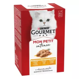Gourmet Mon Petit puran/piščanec/raca 6 x 50 g