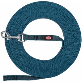 Trixie sledni povodec gumiran S-M 10 m/15 mm petrol