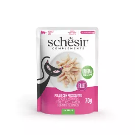 Schesir Cat file perutnine s pršutom v želeju, vrečka 70 g