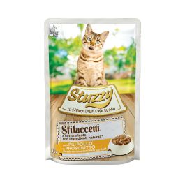 Stuzzy Cat Strips v omaki s piščancem in šunko 85 g vrečka
