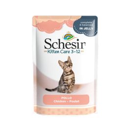 Schesir Cat Kitten piščanec v želeju 85 g vrečka