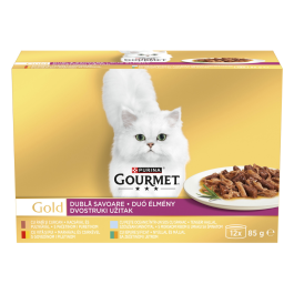 Gourmet Gold meso in riba 12x85 g