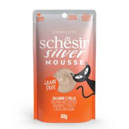 Schesir Cat Silver Senior Mousse Losos 80 g vrečka