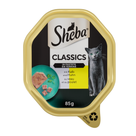 Sheba Classics teletina/piščanec v štruci 85 g