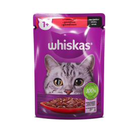Whiskas 1+ govedina v omaki 85 g