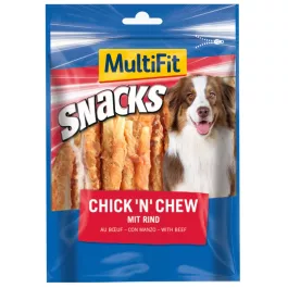 MultiFit priboljšek za pse Chick'n Chew govedina n.4 500 g