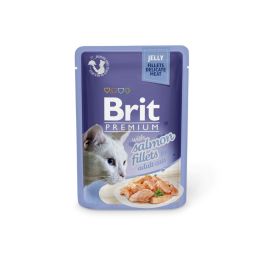 Brit Premium Cat Delicate Fileji u želeu s lososom 85 g vrečka