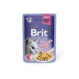 Brit Premium Cat Delicate Fileji u želeu s piščancem 85 g vrečka