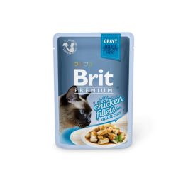 Brit Premium Cat Delicate Fileji v omaki s piščancem 85 g vrečka