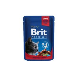 Brit Premium Cat Delicate koščki v omaki z govedino in grahom 100 g vreć