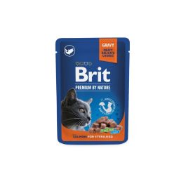 Brit Premium Cat Sterilised Losos v omaki 100 g vrečka