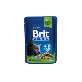 Brit Premium Cat Sterilised Piščančji trakci v omaki 100 g vrečka