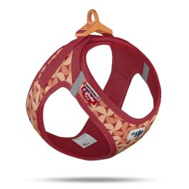 Curli oprsnica za pse Air-Mesh Semi Circle, rdeča S