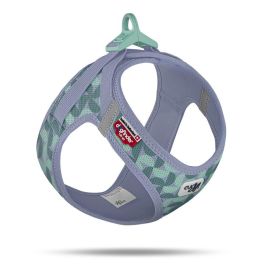 Curli oprsnica za pse Air-Mesh Semi Circle, modra XS