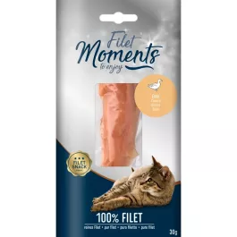 Moments priboljšek za mačke Filet raca 30 g