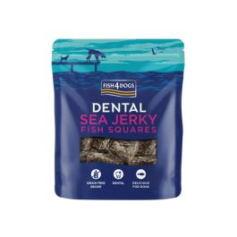 FISH4DOGS Priboljški Dental Sea Jerky Fish Knots koža bele ribe 115 g