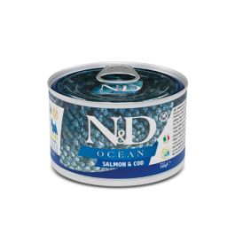 N&D Ocean Dog Adult Mini losos in trska 140 g konzerva