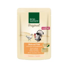 Real Nature Cat perutnina in korenje v želeju 85 g